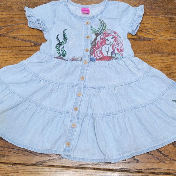 Disney Light Blue Ariel Dress with Ruffles - Picture 2 of 16